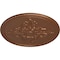 Ekena Millwork Milton Ceiling Medallion (Fits Canopies up to 7 7/8"), 40 5/8"OD x 1 3/4"P, Polished Copper CM40MIPOS - alternate 2